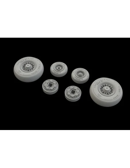 [NO_DESC] F-14D wheels for AMK, 1/48 - Eduard Accessories 648530