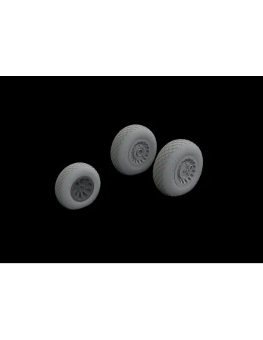 A-26/B-26 Invader wheels for ICM, 1/48 - Eduard Accessories 648534