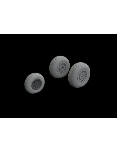 A-26/B-26 Invader wheels for ICM, 1/48 - Eduard Accessories 648534