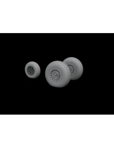 [NO_DESC] A-26/B-26 Invader wheels for ICM, 1/48 - Eduard Accessori...