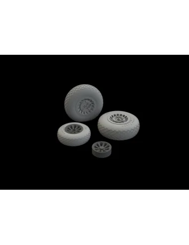 A-26/B-26 Invader wheels for ICM, 1/48 - Eduard Accessories 648534