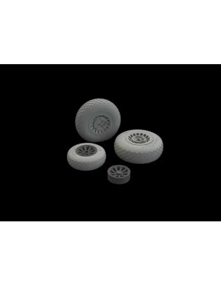 A-26/B-26 Invader wheels for ICM, 1/48 - Eduard Accessories 648534