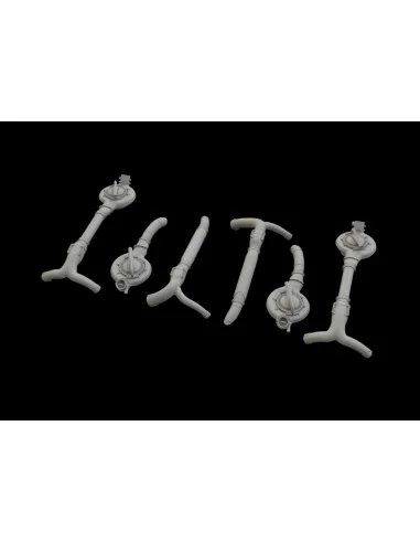 B-17G superchargers for HKM, 1/48 - Eduard Accessories 648536