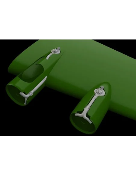 B-17G superchargers for HKM, 1/48 - Eduard Accessories 648536