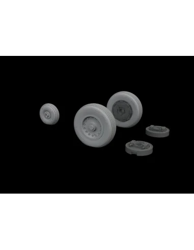 Mirage IIIC wheels for Eduard, 1/48 - Eduard Accessories 648541