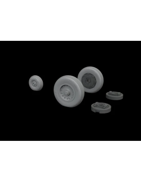 Mirage IIIC wheels for Eduard, 1/48 - Eduard Accessories 648541