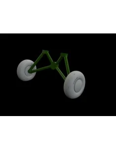 Tiger Moth wheels for Airfix, 1/48 - Eduard Accessories 648556