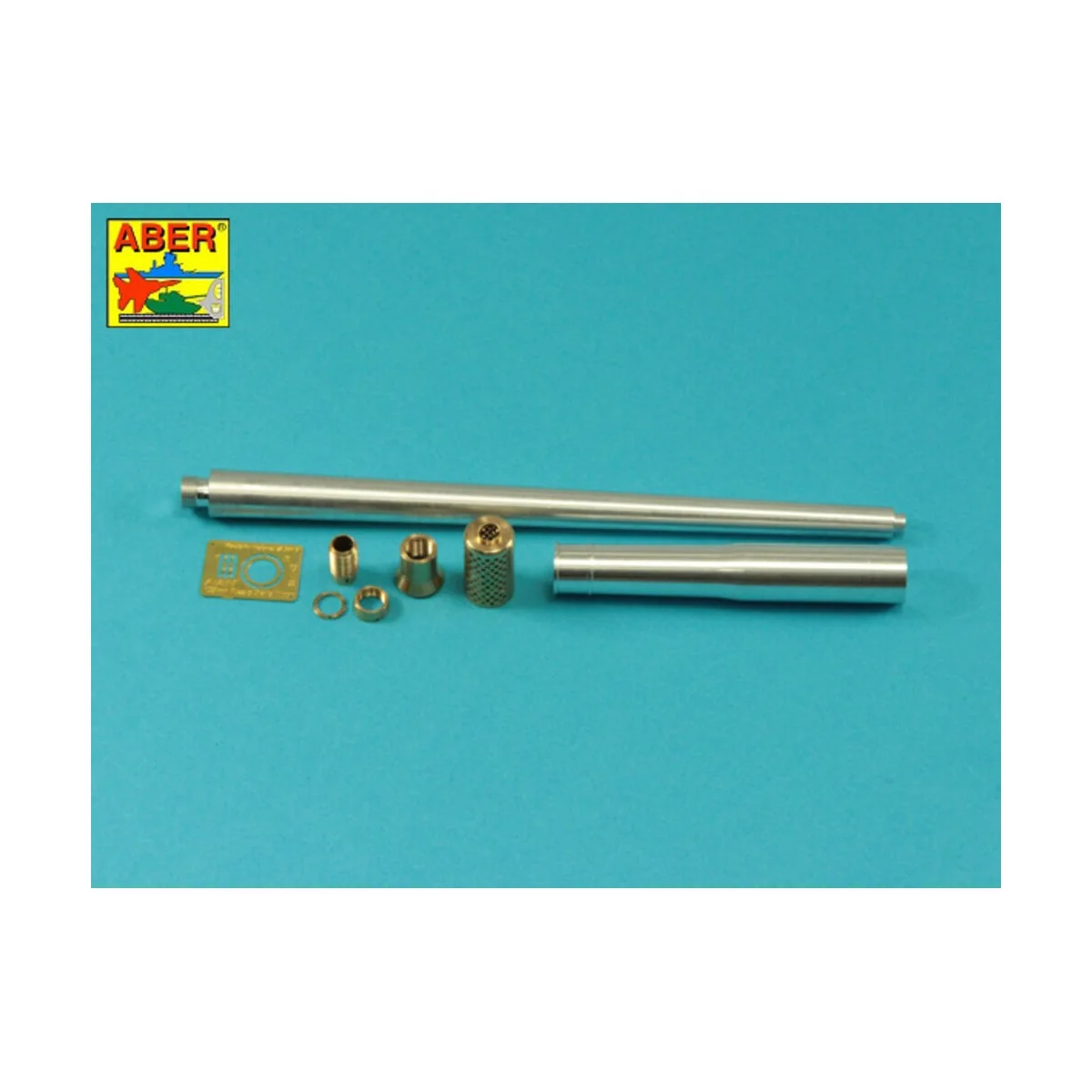 Barrel with muzzle brake for German Krupp 12,8cm PAK 44 Anti-Tank G...