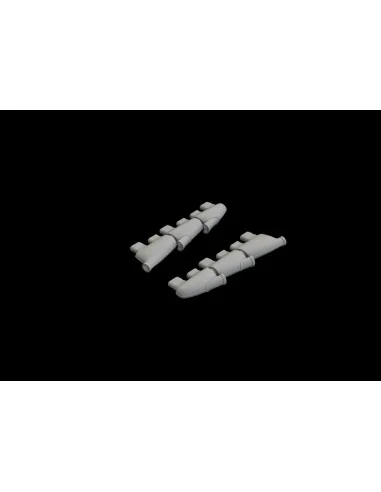 Spitfire Mk.I exhaust stacks for Eduard, 1/48 - Eduard Accessories ...