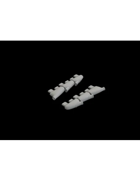 Spitfire Mk.I exhaust stacks for Eduard, 1/48 - Eduard Accessories ...