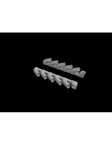Il-2 exhaust stacks for Tamiya, 1/48 - Eduard Accessories 648588