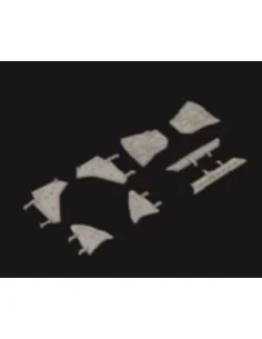 MiG-19 wheel well doors for Eduard/Trumpeter, 1/48 - Eduard Accesso...