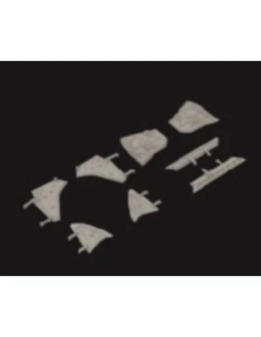 MiG-19 wheel well doors for Eduard/Trumpeter, 1/48 - Eduard Accesso...