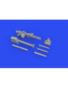 Bf 110G-4 gun muzzles for Eduard, 1/48 - Eduard Accessories 648604 2