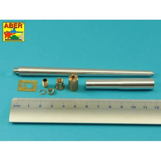 Barrel with muzzle brake for German Krupp 12, 8cm PAK 44 Anti-Tank ... Barrel with muzzle brake for German Krupp 12, 8cm PAK 44 Anti-Tank ...