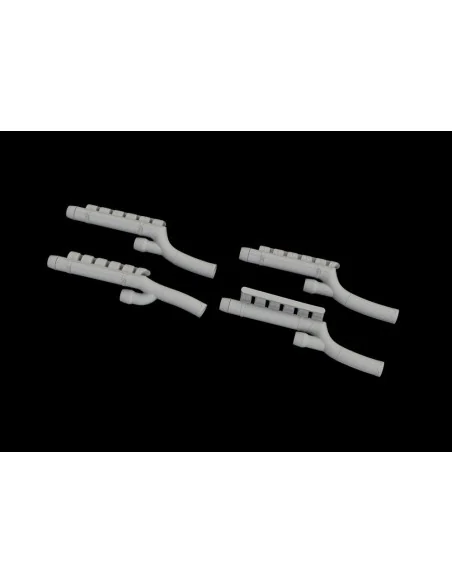 Bf 110G-4 exhaust stacks for Eduard, 1/48 - Eduard Accessories 648606