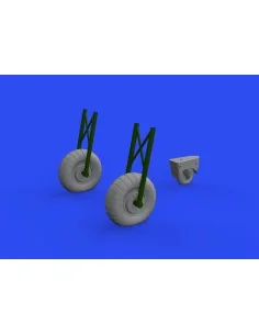 Do 17Z wheels for Eduard/ICM, 1/48 - Eduard Accessories 648608