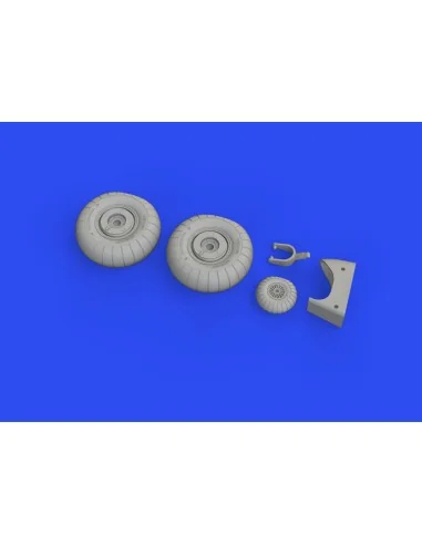 Do 17Z wheels for Eduard/ICM, 1/48 - Eduard Accessories 648608
