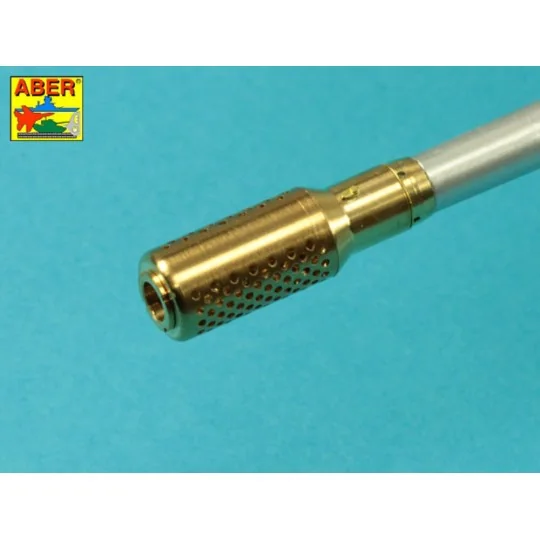 Barrel with muzzle brake for German Krupp 12,8cm PAK 44 Anti-Tank G...