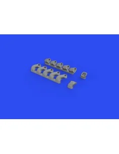 Il-2 exhaust stacks 1/48 for ZVEZDA, 1/48 - Eduard Accessories 648618 2