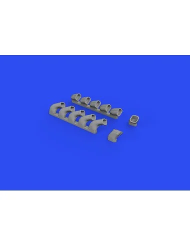 Il-2 exhaust stacks 1/48 for ZVEZDA, 1/48 - Eduard Accessories 648618