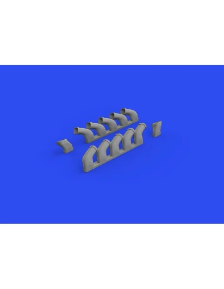 Il-2 exhaust stacks 1/48 for ZVEZDA, 1/48 - Eduard Accessories 648618