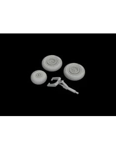 MiG-15 wheels 1/48 for BRONCO, 1/48 - Eduard Accessories 648622 2