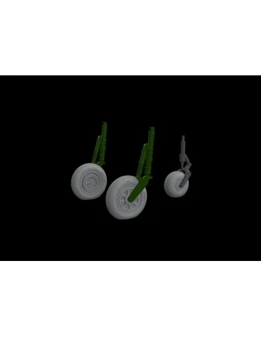 MiG-15 wheels 1/48 for BRONCO, 1/48 - Eduard Accessories 648622