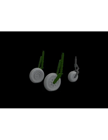 MiG-15 wheels 1/48 for BRONCO, 1/48 - Eduard Accessories 648622