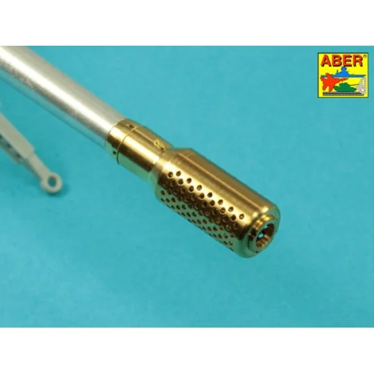 Barrel with muzzle brake for German Krupp 12,8cm PAK 44 Anti-Tank G...