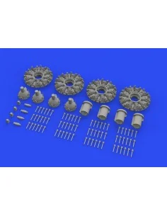 B-17F engines 1/48 for HKM, 1/48 - Eduard Accessories 648631 2