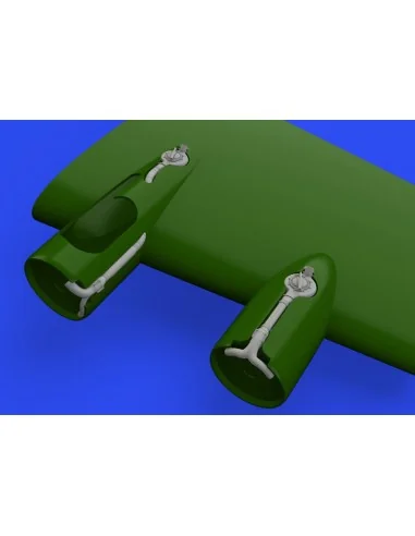 B-17F superchargers 1/48 for HKM, 1/48 - Eduard Accessories 648635