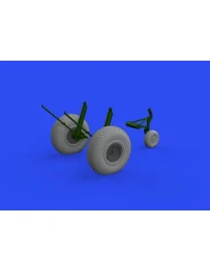 B-17 wheels cross tread 1/48 for HKM, 1/48 - Eduard Accessories 648642