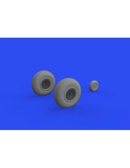 [NO_DESC] B-17 wheels cross tread 1/48 for HKM, 1/48 - Eduard Acces...