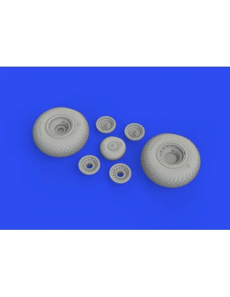 B-17 wheels cross tread 1/48 for HKM, 1/48 - Eduard Accessories 648642