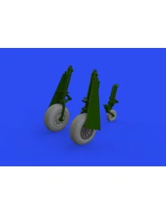 P-51D wheels block tread 2 1/48 for EDUARD, 1/48 - Eduard Accessori...