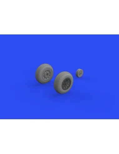 P-51D wheels block tread 2 1/48 for EDUARD, 1/48 - Eduard Accessori...