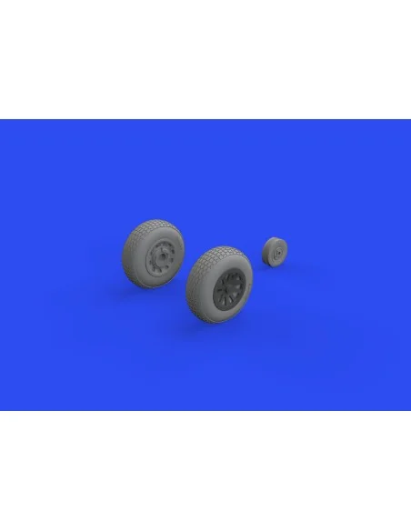 P-51D wheels block tread 2 1/48 for EDUARD, 1/48 - Eduard Accessori...