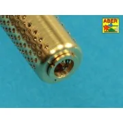 Muzzle brake fit to barrel for Krupp 12,8cm PAK 44 Anti-Tank Gun (T...