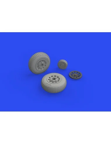P-51D wheels block tread 2 1/48 for EDUARD, 1/48 - Eduard Accessori...