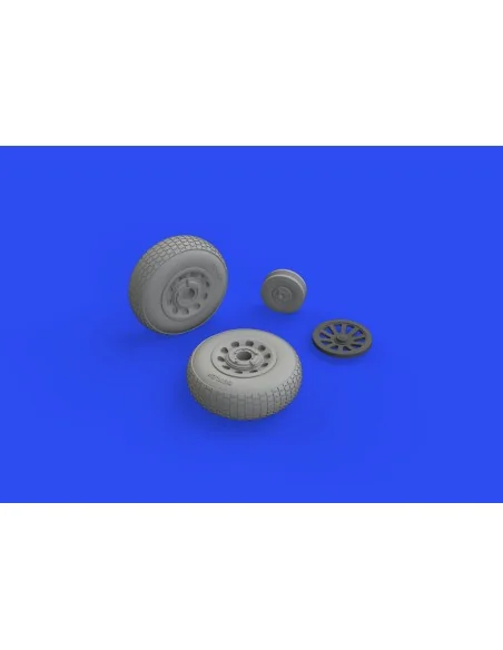 P-51D wheels block tread 2 1/48 for EDUARD, 1/48 - Eduard Accessori...