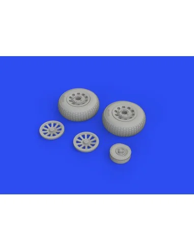 P-51D wheels block tread 2 1/48 for EDUARD, 1/48 - Eduard Accessori...