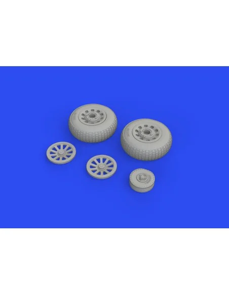 [NO_DESC] P-51D wheels block tread 2 1/48 for EDUARD, 1/48 - Eduard...