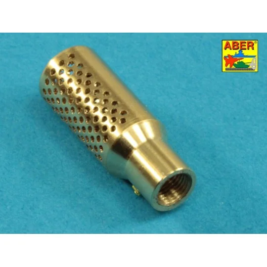 Muzzle brake fit to barrel for Krupp 12,8cm PAK 44 Anti-Tank Gun (T...