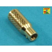 Muzzle brake fit to barrel for Krupp 12, 8cm PAK 44 Anti-Tank Gun (...