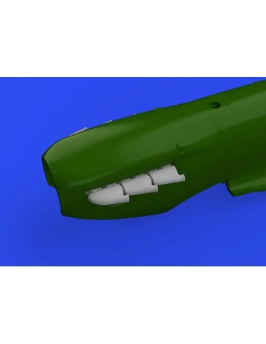 Spitfire Mk.V three-stacks exhausts rounded 1/48 for EDUARD, 1/48 -...