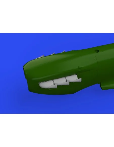 Spitfire Mk.V three-stacks exhausts fishtail 1/48 for EDUARD, 1/48 ...