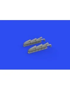 [NO_DESC] Spitfire Mk.V three-stacks exhausts fishtail 1/48 for EDU... 2