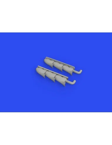 [NO_DESC] Spitfire Mk.V three-stacks exhausts fishtail 1/48 for EDU...