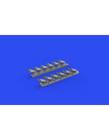 [NO_DESC] Spitfire Mk.V six-stacks exhausts fishtail for EDUARD, 1/...